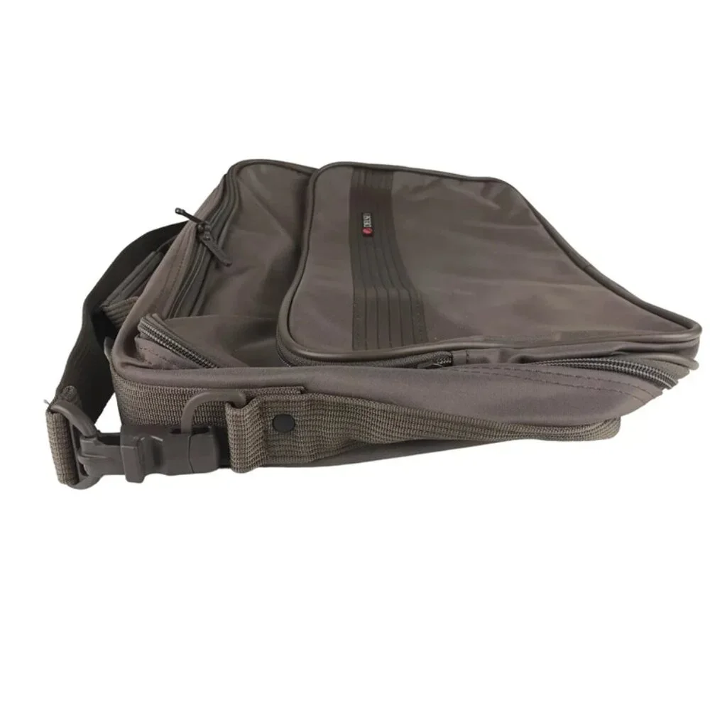 Delsey Unisex Adults Brown‎ Detachable Strap Document Case Briefcase Size Medium